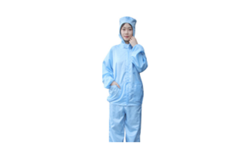Yufeng hooded two-piece Anti-static Work Clothes/Blue