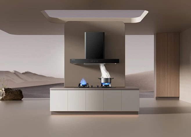Range hood and stove